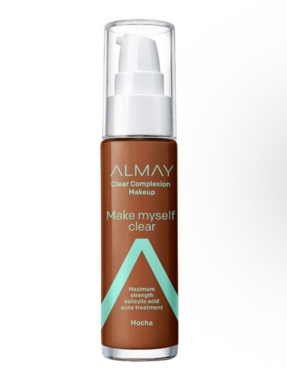 Almay Clear Complexion Makeup, Matte Finish Liquid Foundation, 910 Mocha